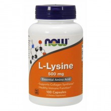 NOW L-Lysine 500 mg -100 veg caps