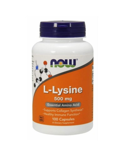 NOW L-Lysine 500 mg -100 veg caps
