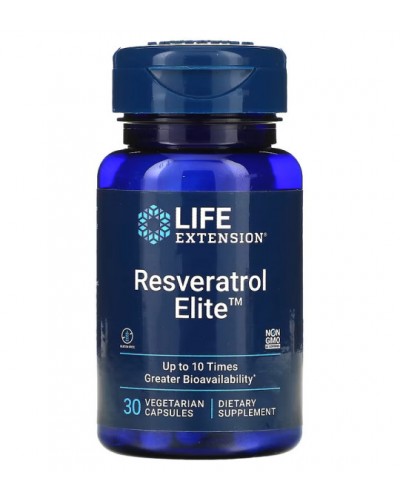 Life Extension Resveratrol Elite — Ресвератрол Еліт, 30 капсул