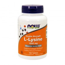 NOW L-Lysine 1000 mg 100 tabs