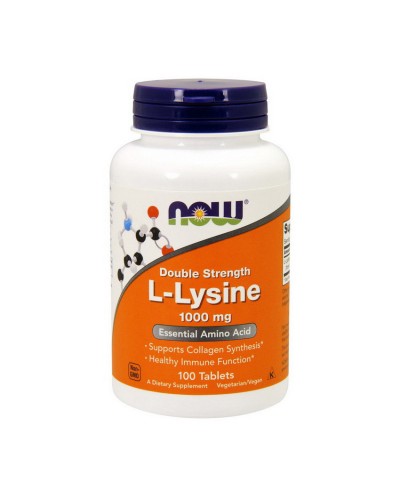 NOW L-Lysine 1000 mg 100 tabs