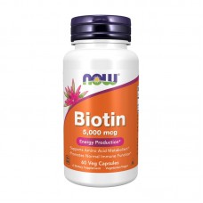 NOW Biotin 5000 mcg 60 caps