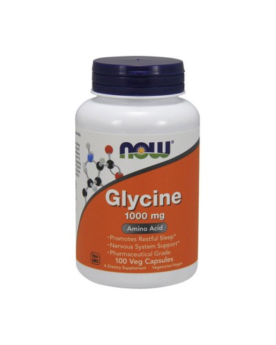 NOW Glycine 1000 mg - 100 veg caps