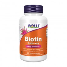 NOW Biotin 5000 mcg 120 caps
