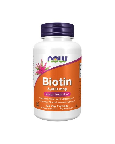 NOW Biotin 5000 mcg 120 caps