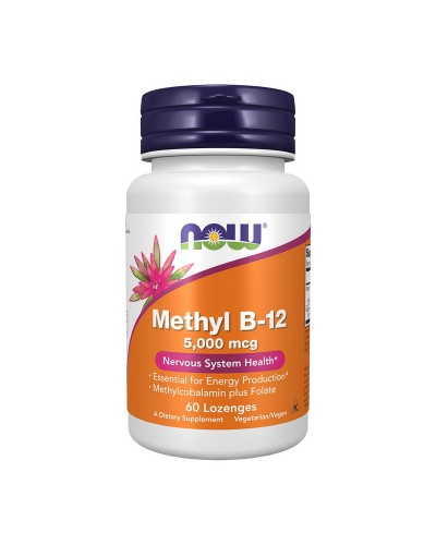NOW Methyl B-12 5,000 мкг 60 lozenges