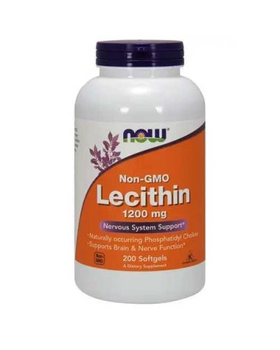 NOW Lecithin 1200 mg - 200 softgels