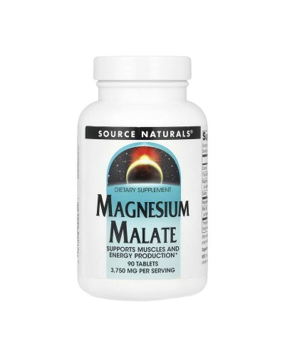 Source Naturals Magnesium Malate — Магний малат, 90 таблеток