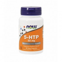 NOW 5-HTP 50 mg, 30 вег капсул
