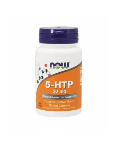 NOW 5-HTP 50 mg, 30 вег капсул