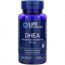 Life Extension DHEA — дегідроепіандростерон, 100 mg, 60 вег капсул