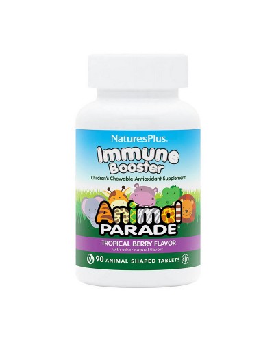 Nature's Plus Animal Parade Immune Booster Chewable — Дитячий комплекс для імунітету, 90 таблеток