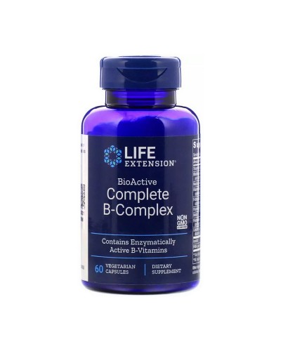 Life Extension BioActive Complete B-Complex — комплекс витаминов группы B, 60 капсул