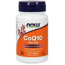 NOW CoQ10 100 mg - 50 softgels