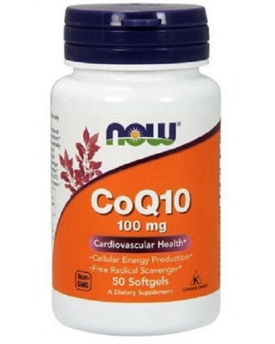 NOW CoQ10 100 mg - 50 softgels