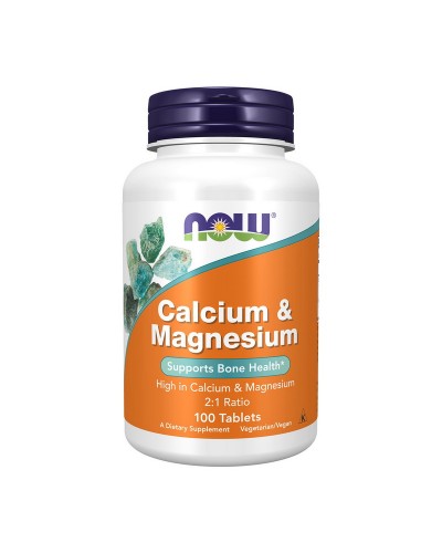 NOW Calcium & Magnesium 100 tabs
