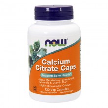 NOW Calcium Citrate 120  veg caps