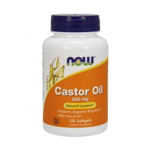 NOW Castor Oil 650 мг - 120 softgels