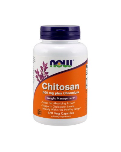 Now Chitosan 500 mg 120 caps