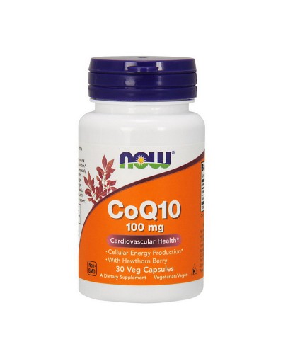 NOW CoQ10 100 мг - 30  veg caps