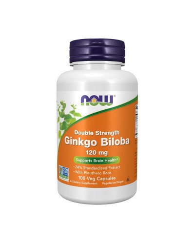 NOW Ginkgo Biloba 120 mg - 100 veg caps