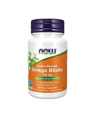 NOW Ginkgo Biloba 120 mg - 50 veg caps