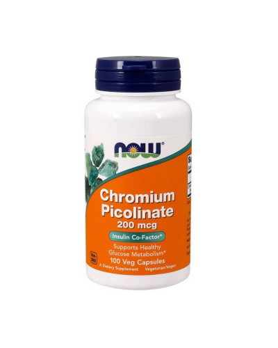 NOW Chromium Picolinate 200 mcg 100 caps