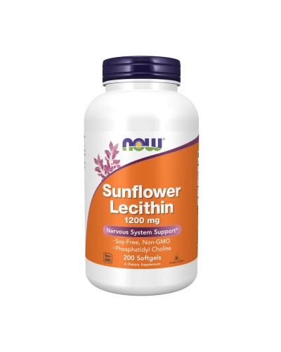 NOW Sunflower Lecithin 1200 mg  - 200 softgels