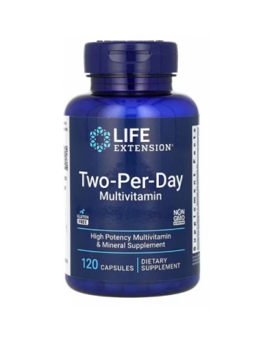 Life Extension Two-Per-Day Multivitamin — мультивитаминный комплекс, 120 капсул