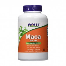 NOW Maca 500 mg – Корень Маки, поддержка энергии и тонуса организма, 250 капсул