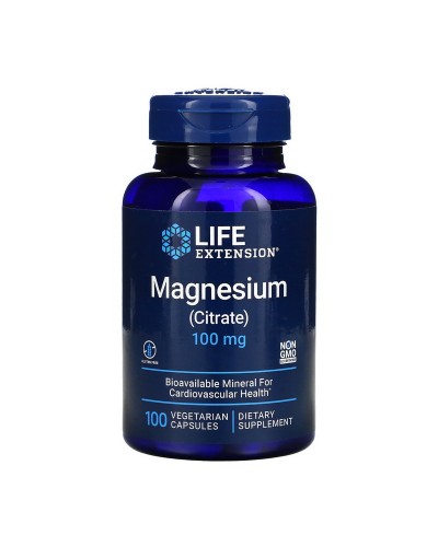 Life Extension Magnesium Citrate 100 mg — Магний цитрат, 100 вег капсул