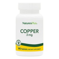 Nature's Plus Copper 3 mg — Медь 3 мг, 90 таблеток