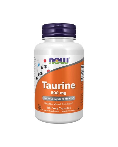 NOW Taurine 500mg - 100 veg caps