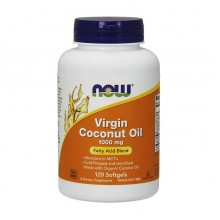 NOW Virgin Coconut Oil 1000 mg - 120 softgels