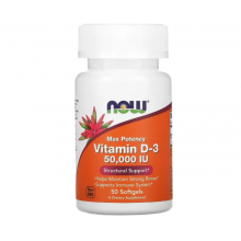 NOW Vitamin D-3 50000 IU - 50 softgels