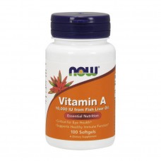 NOW Vitamin A 10000 - 100 softgels