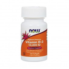 NOW Vitamin D-3 10000 IU - 120 caps
