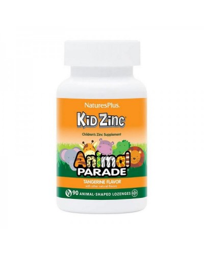 Nature’s Plus Animal Parade Kid Zinc Tangerine — Дитячий цинк, мандарин, 90 жувальних таблеток