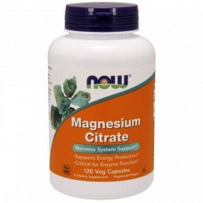 NOW Magnesium Citrate 120 veg caps
