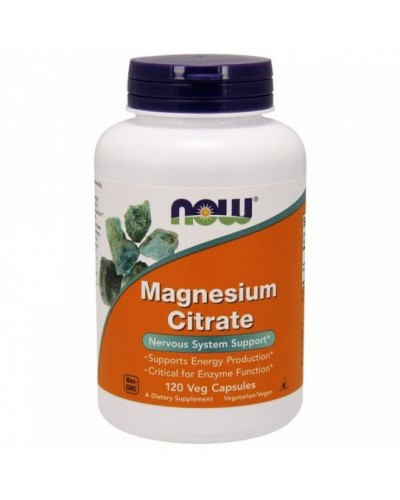 NOW Magnesium Citrate 120 veg caps