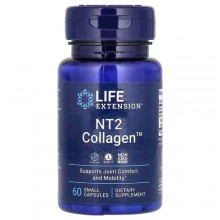 Life Extension NT2 Collagen, 40 mg — Коллаген NT2, 40 мг, 60 капсул