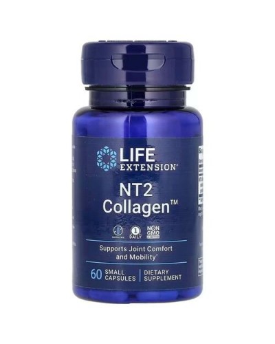 Life Extension NT2 Collagen, 40 mg — Коллаген NT2, 40 мг, 60 капсул