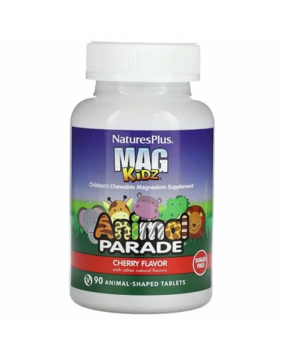 Nature's Plus Animal Parade Mag Kidz — Дитячий магній, жувальні таблетки, 90 таблеток