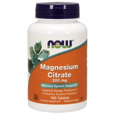 NOW Magnesium Citrate 200 мг - 100 tab