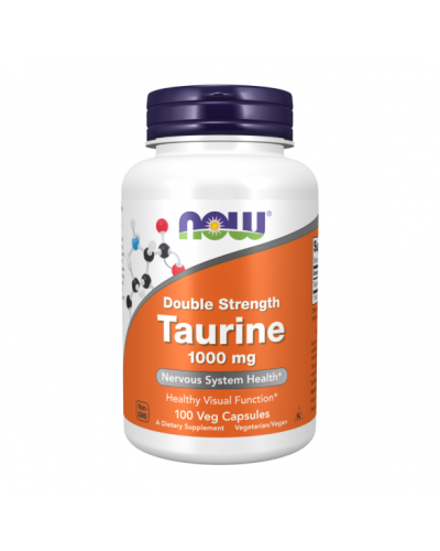 NOW Taurine 1000 mg 100 veg caps 