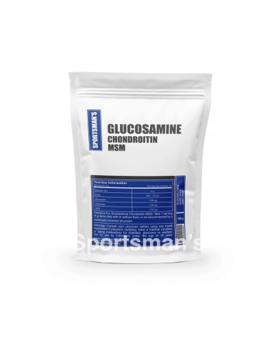 SPORTSMAN'S Glucosamine Chondroitin MSM - Глюкозамин, Хондроитин и МСМ, 100 грамм