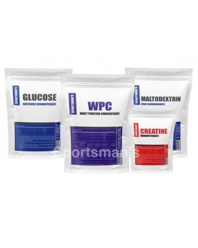 Гейнеры для набора веса SPORTSMAN'S Gainer + Creatine Monohydrate - 3300g
