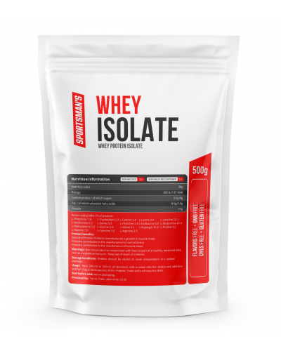 Изолят сывороточного протеина SPORTSMAN'S Whey Isolate Protein - 500g