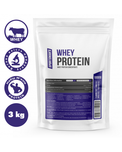 Протеин сывороточный SPORTSMAN'S Whey Protein - 3000g
