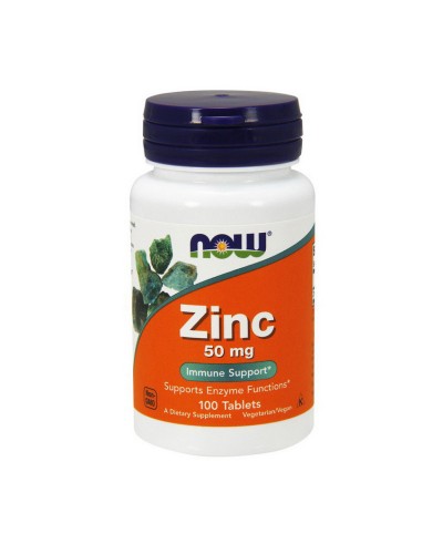 NOW Zinc Gluconate - 50mg 100 tab
